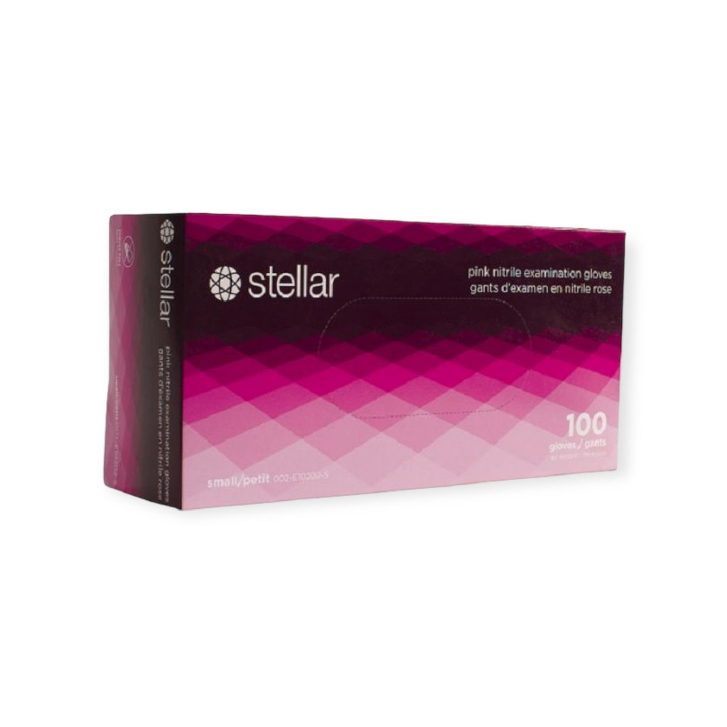 Stellar Pink Nitrile Gloves - 3 Mil - Case of 10 Boxes - Kasper Medical Supplies Ltd.