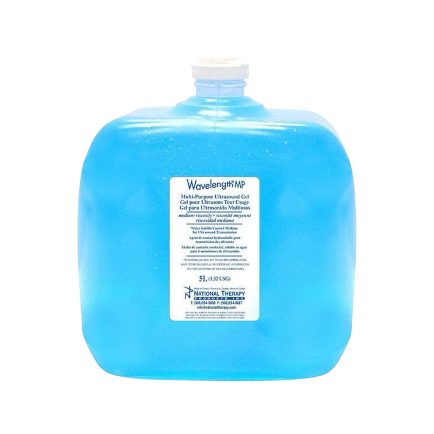 Multi Purpose Blue Ultrasound Gel - 5 Liter KasperMed