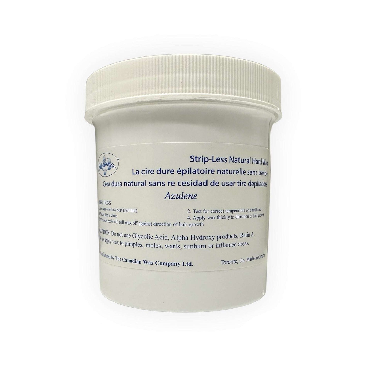 Strip-Less Natural Hard Wax 16oz (Microwaveable) - Kasper Medical Supplies Ltd.