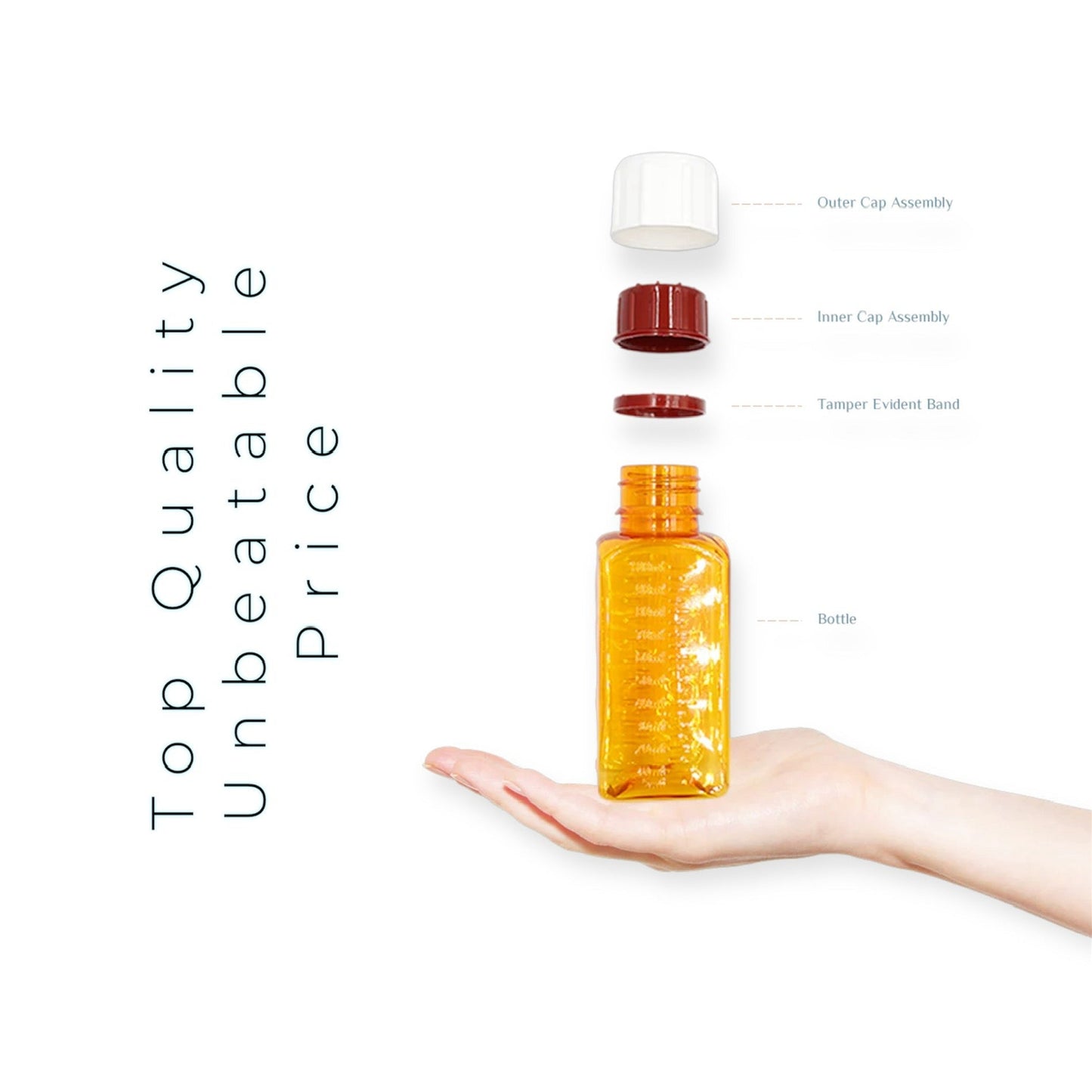 Methadone Bottle With Safety Cap - 100mL - 100% Satisfaction Guaranteed - Made in Canada 🇨🇦 KasperMed