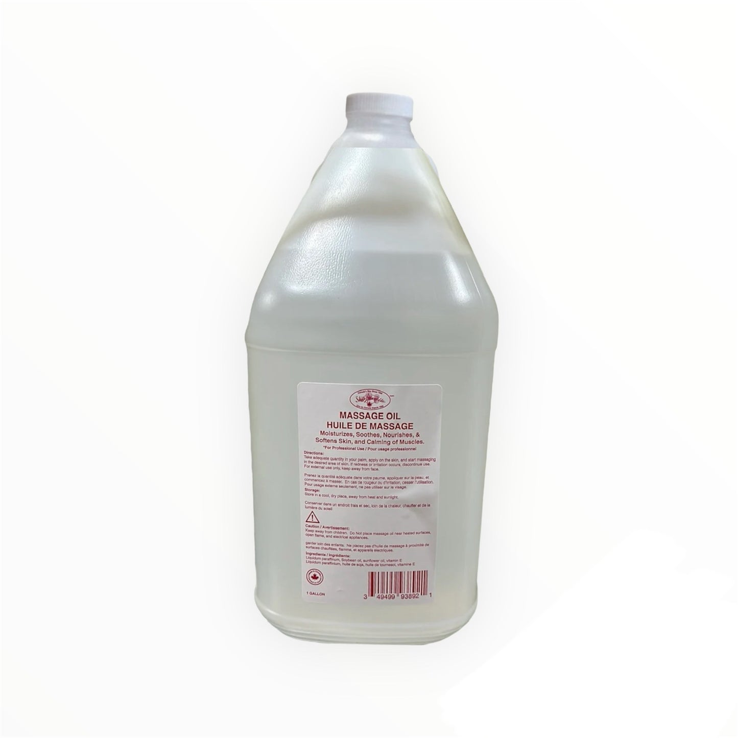 Unscented Massage Oil - 1 Gal - Kasper Medical Supplies Ltd.
