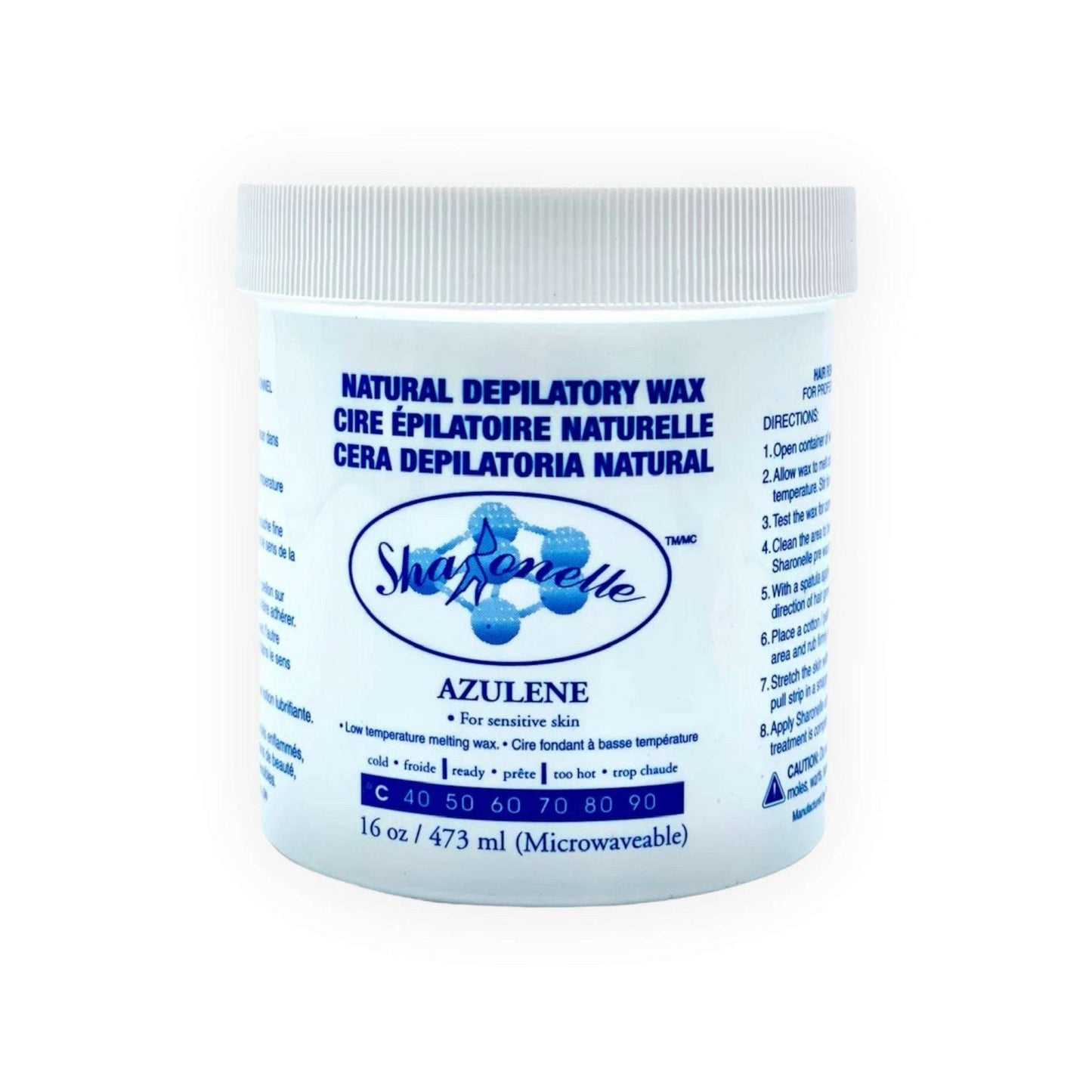 Natural Depilatory Soft Wax 16oz (Microwaveable) - Kasper Medical Supplies Ltd.