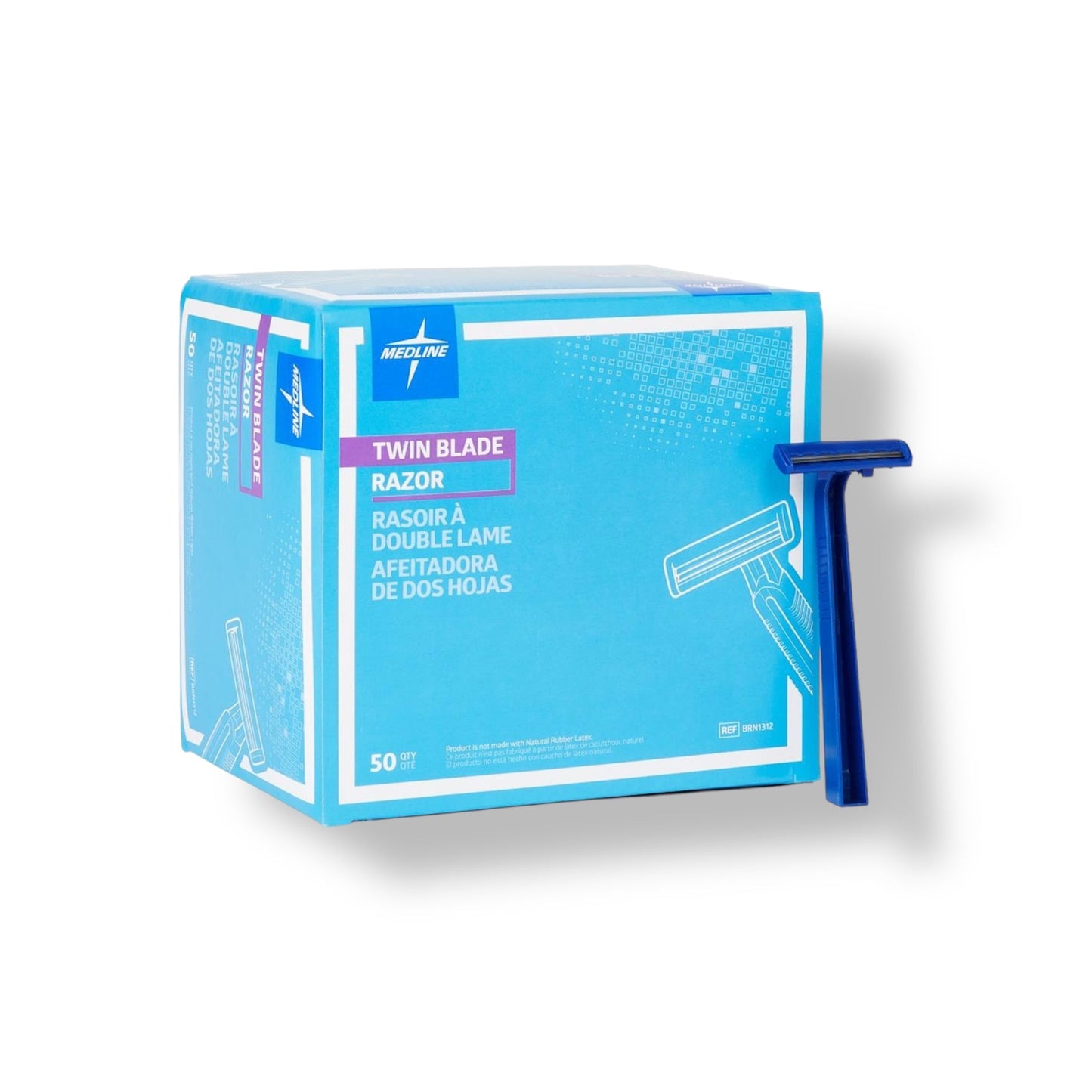 Razor Deluxe Twin Blade Standard - Retail Package of 10 Kasper Medical Supplies Ltd.
