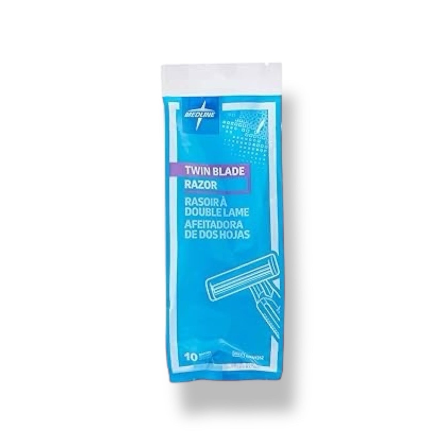 Razor Deluxe Twin Blade Standard - Retail Package of 10 Kasper Medical Supplies Ltd.