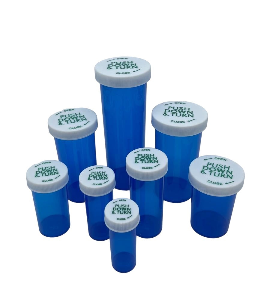Push & Turn Child Resistant Vials