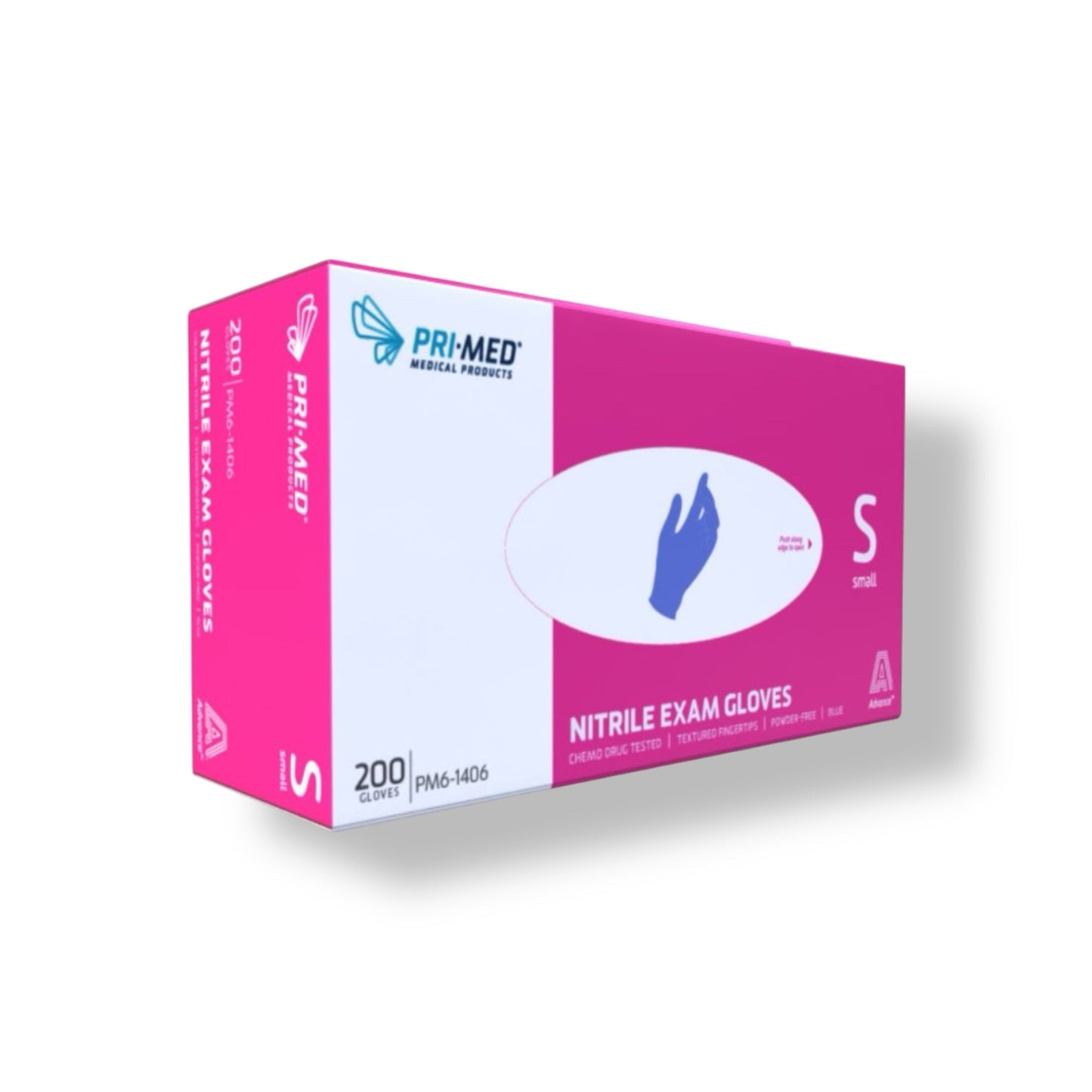 Pri-Med Nitrile Exam Gloves 200/Box - Case of 10 Boxes KasperMed