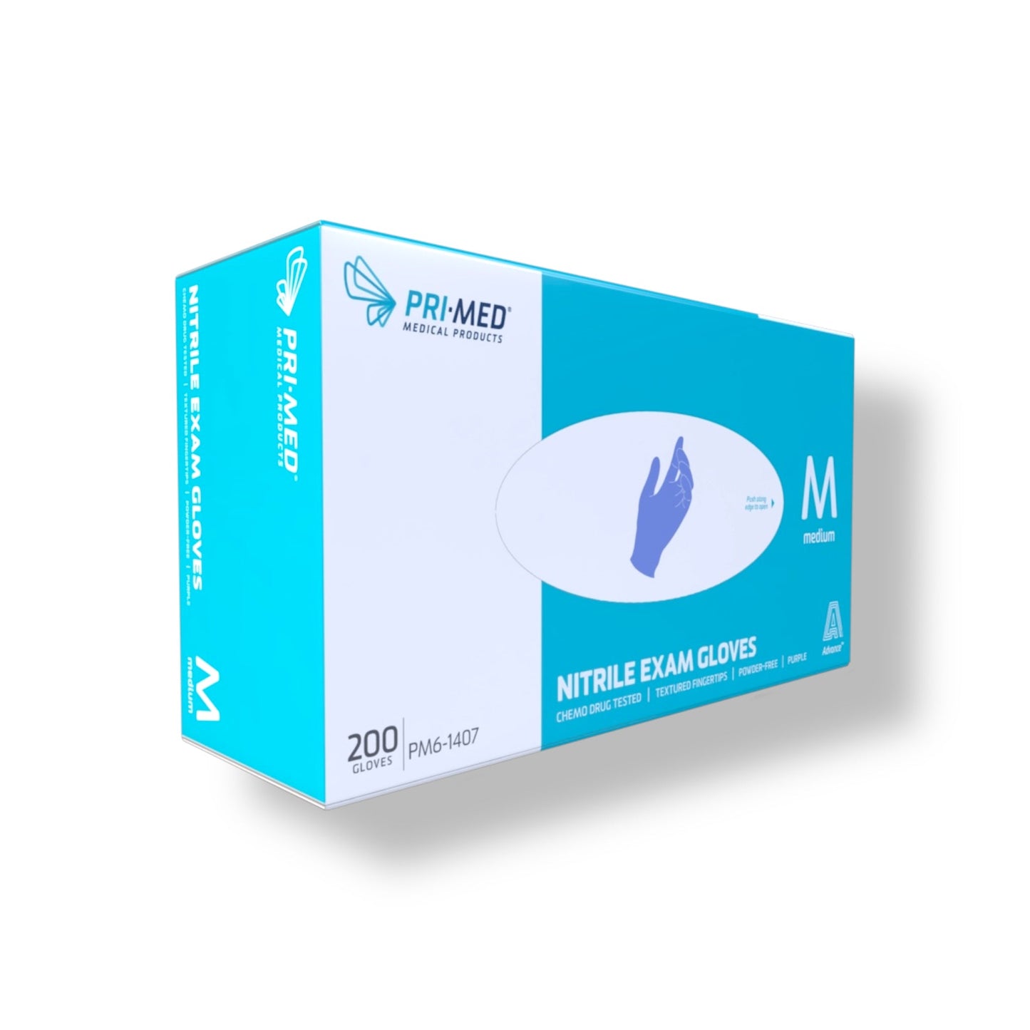 Pri-Med Nitrile Exam Gloves 200/Box - Case of 10 Boxes KasperMed