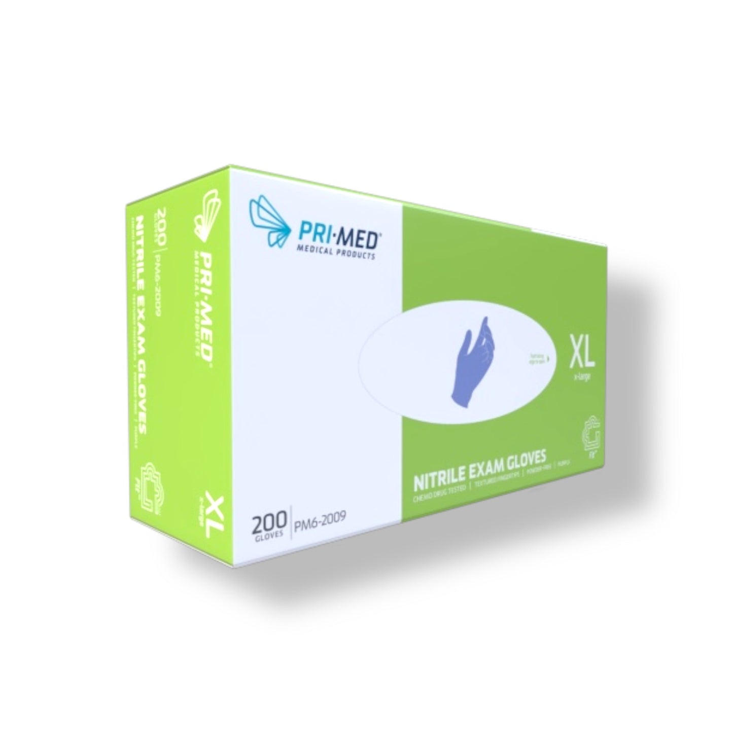 Pri-Med Nitrile Exam Gloves 200/Box - Case of 10 Boxes KasperMed