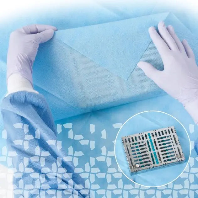 Wrapping Paper Crepe Sheets Autoclave - 500 pieces - Kasper Medical Supplies Ltd.