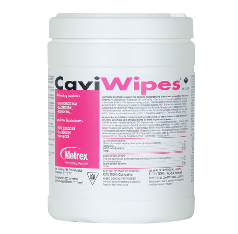 CaviWipes™ Surface Disinfectant - CASE (12 tubes)