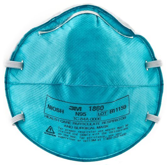 1860 N95 Particulate Healthcare Respirator