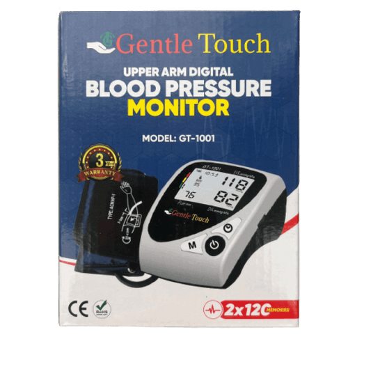 Gentle Touch Blood Pressure Monitor w/ Electric Adapter - GT1001 - Kasper Medical Supplies Ltd. 