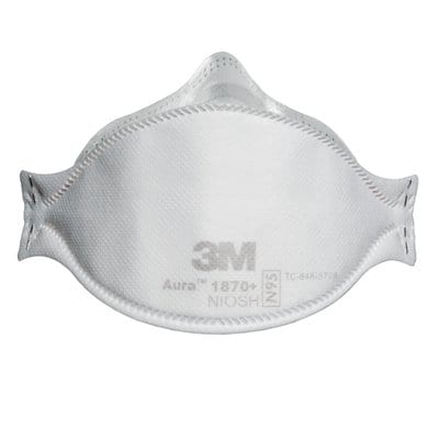 1870+ 3M™ AURA™ Health Care Particulate Respirator and Surgical Mask