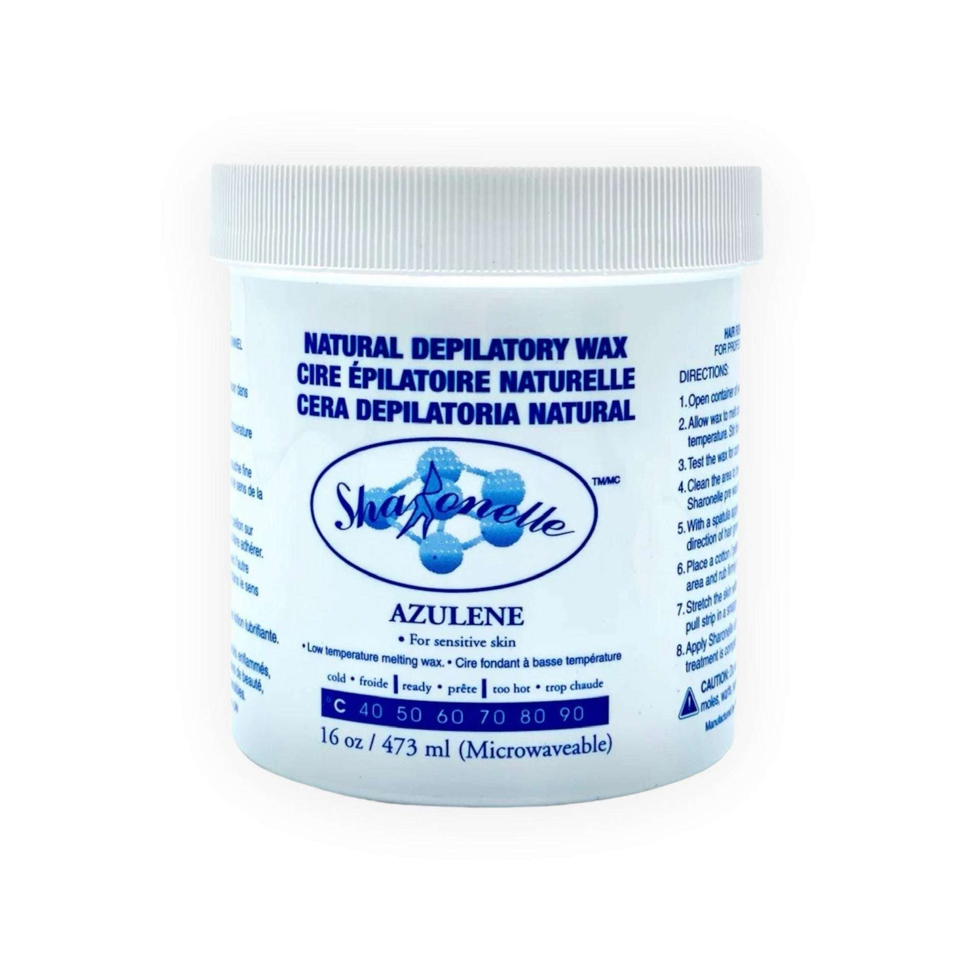 Natural Depilatory Soft Wax 16oz (Microwaveable) - Kasper Medical Supplies Ltd. 