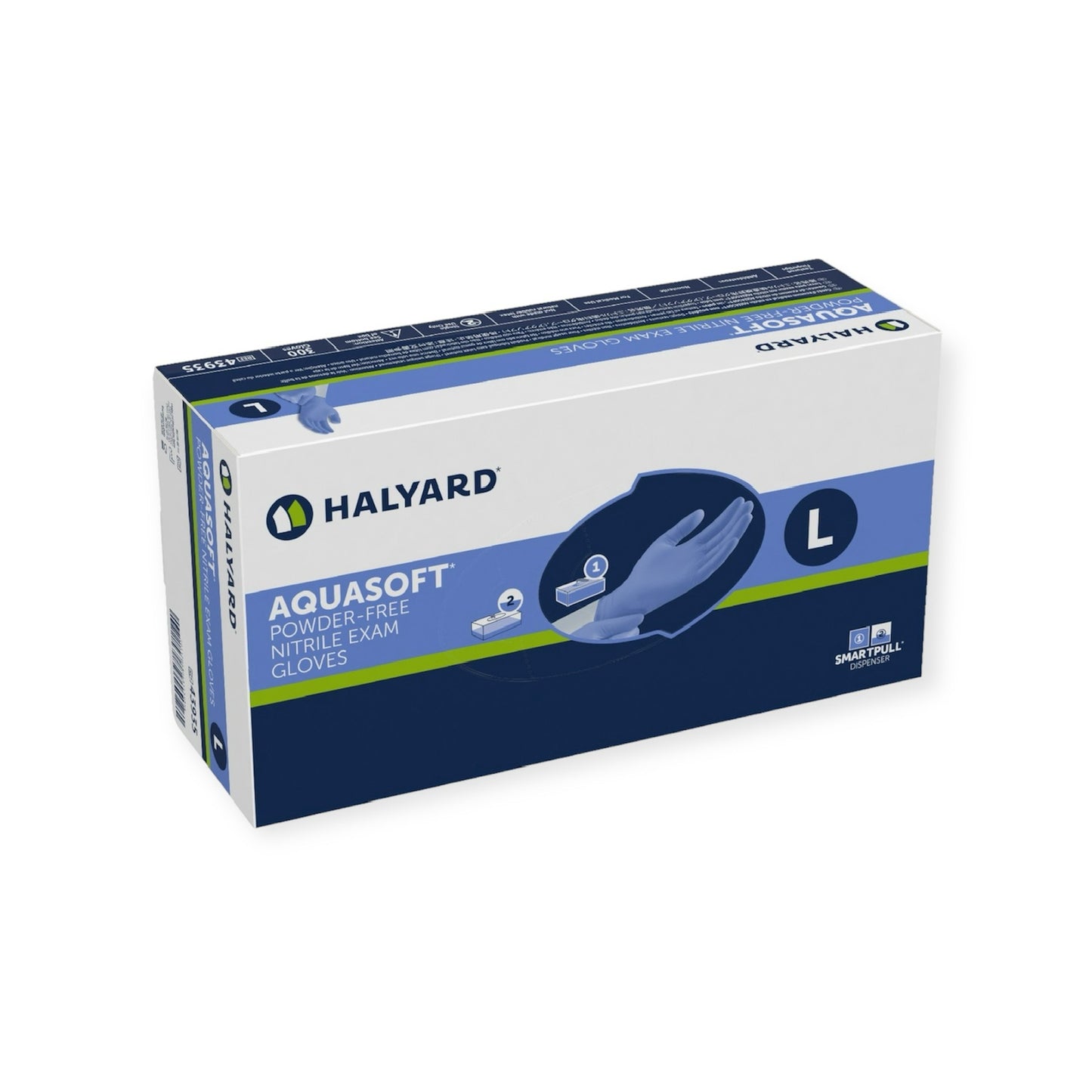 Halyard Aquasoft Nitrile Gloves 300/Box - Case of 10 Boxes - Kasper Medical Supplies Ltd. 