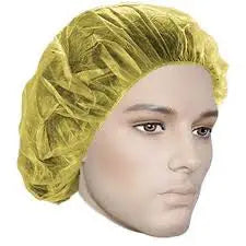 Yellow Bouffant Cap - Case of 1000 KasperMed