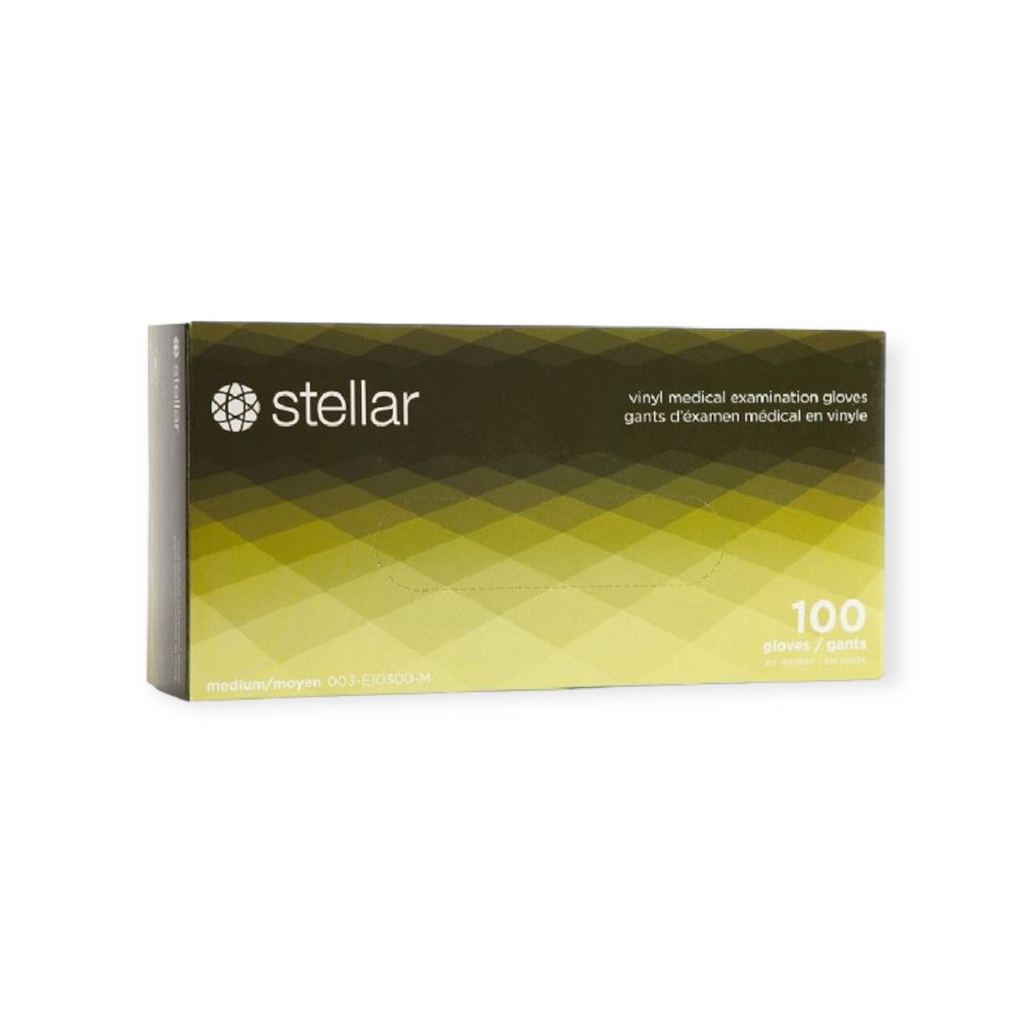 Stellar Plus Clear Vinyl Exam Gloves 4mil - Powder Free - Case of 10 Boxes