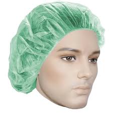 Green Bouffant Cap - Pack of 100