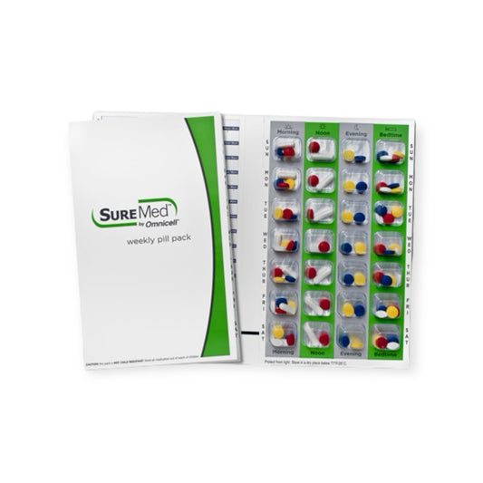 SureMed By Omnicell Blister Pack - 4X7 Tri-Fold (250 Pcs/Box)