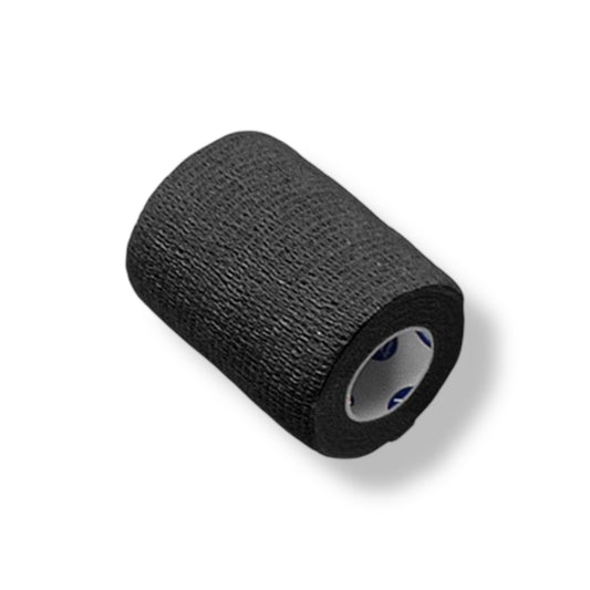 Dynarex Sensi-Wrap Self-Adherent Bandage Rolls - 3” x 5yds – Black