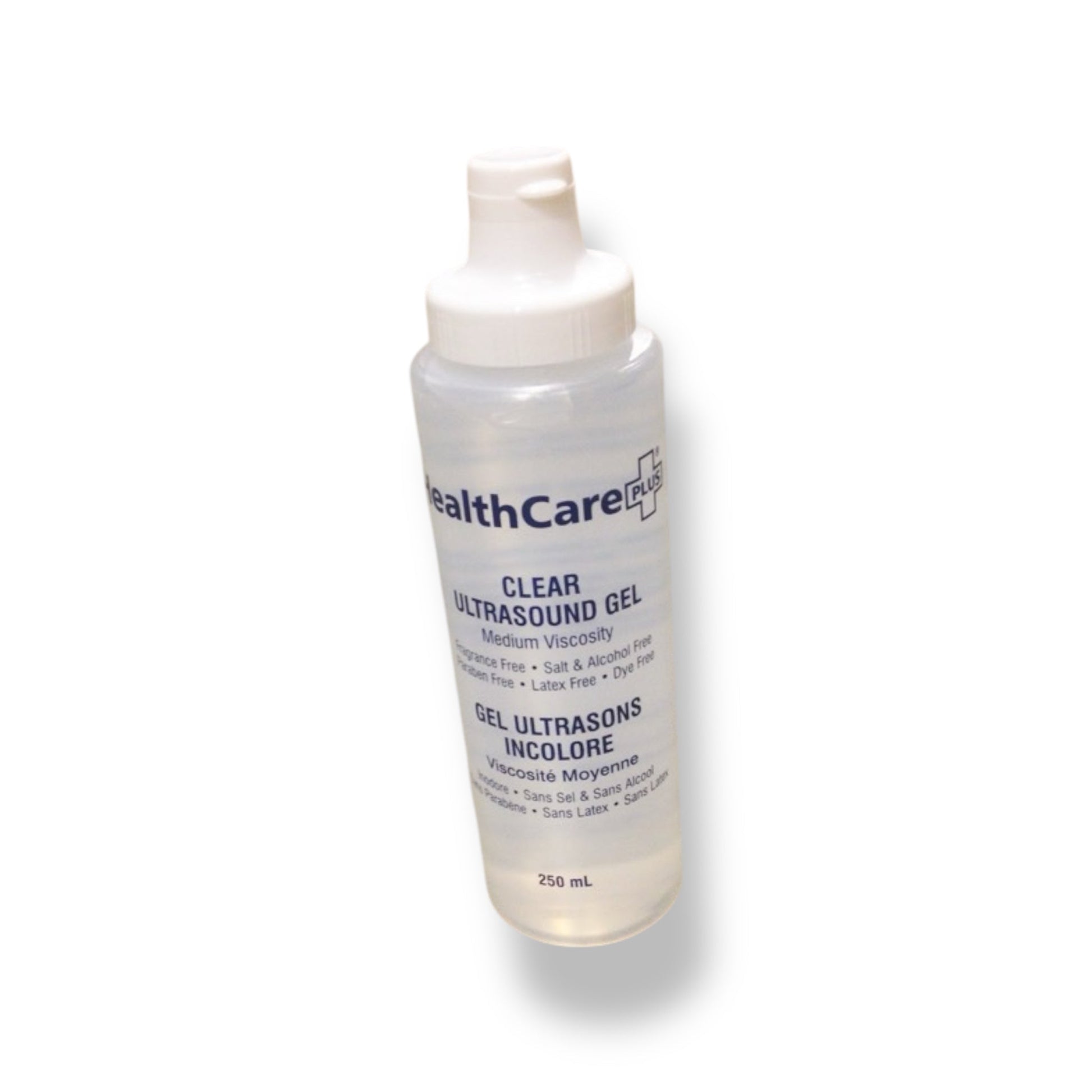Clear Ultrasound Gel Medium Viscosity - 250 mL | Case of 24 Bottles KasperMed