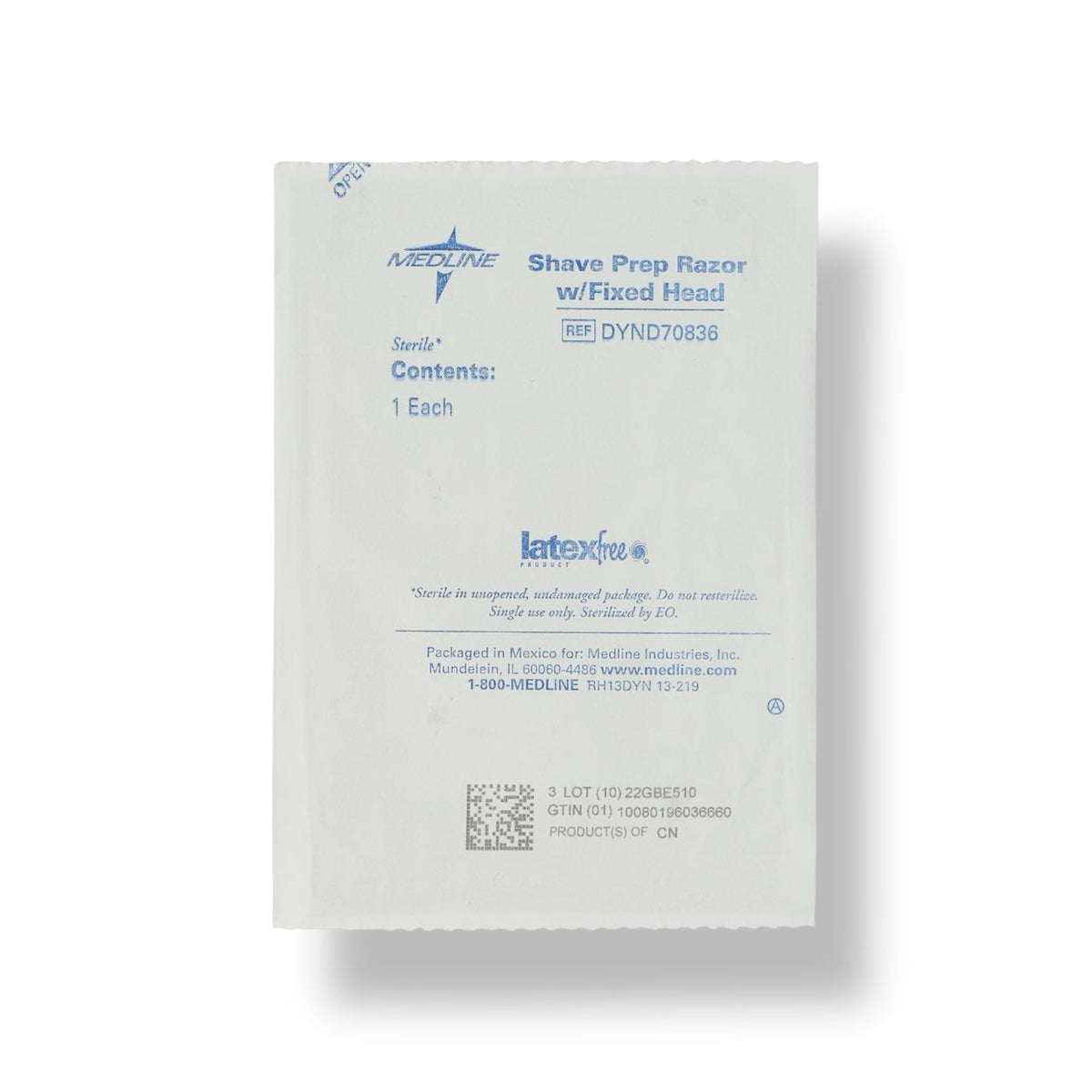 Prep Razor Dual Side - Sterile | Case of 100 – Kasper Medical Supplies Ltd.