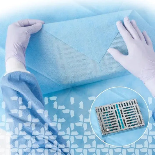 Wrapping Paper Crepe Sheets Autoclave - 500 pieces - Kasper Medical Supplies Ltd. 